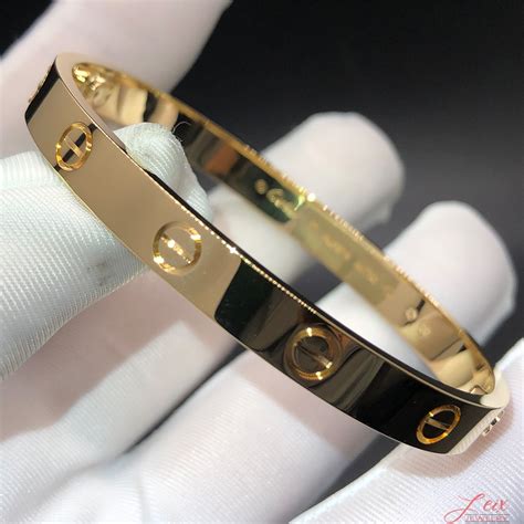 are cartier bracelets solid gold.